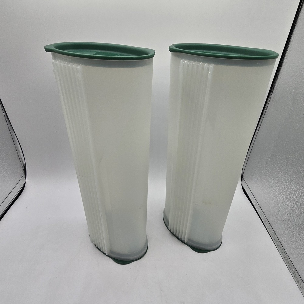 TUPPERWARE PASTA Mates SPAGHETTI Pasta CONTAINER LARGE‎ Green 12"